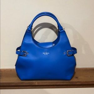 Kate Spade Alice / Cobalt Blue Satchel Purse